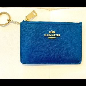 Coach denim skinny wallet 52394